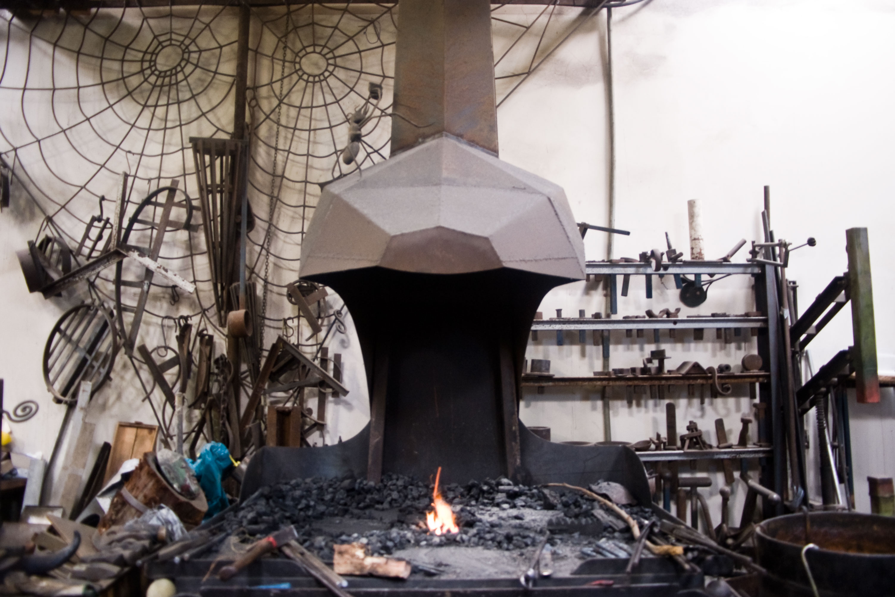 Dragon blacksmith artist. Footscray, Victoria, Australia