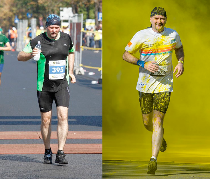 Before and After Or How To Lose Weight By Running