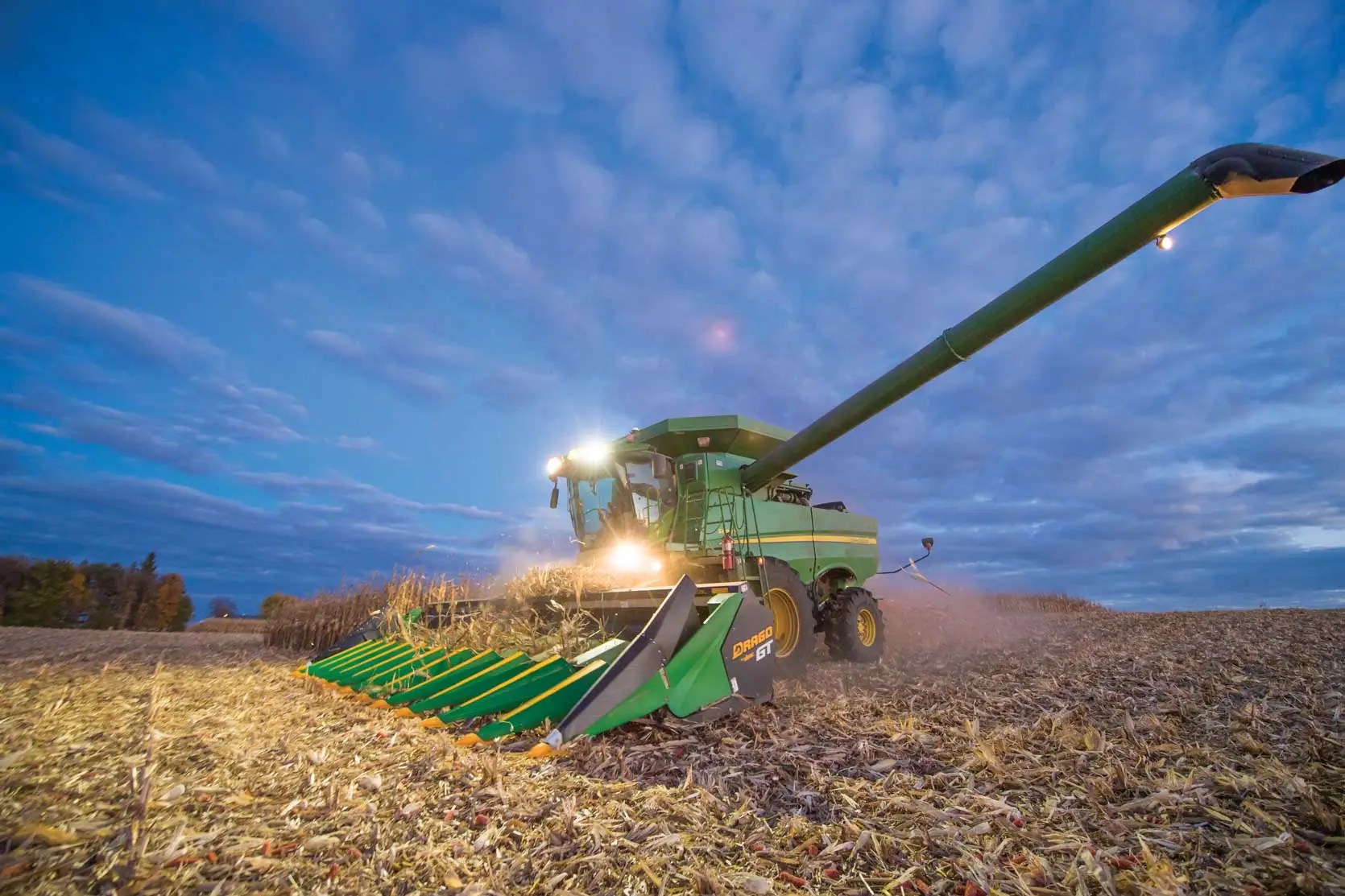 Hit the right harvest window to minimize yield loss Drago Corn Heads