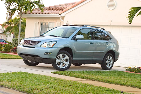 Stock 2006 Lexus RX350 1/4 mile Drag Racing timeslip specs 0-60
