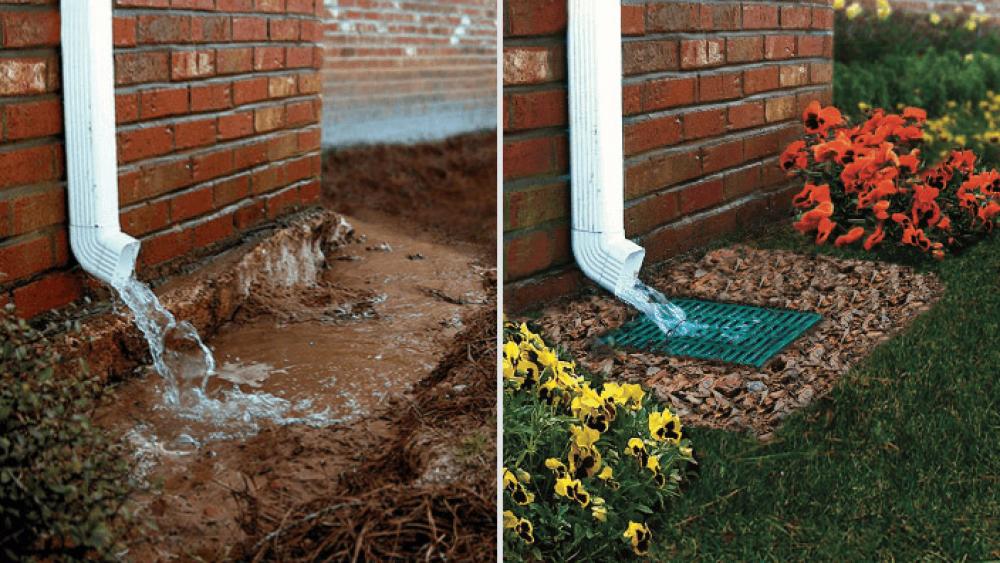 Downspout Runoff Drain It Now