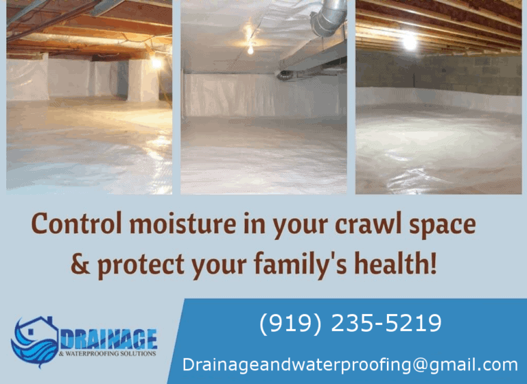 Encapsulation Musty Crawl Spaces 4 Big TipsDrainage & Waterproofing