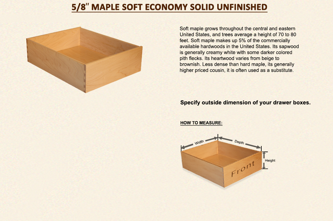 Drawer Depot Custom Made Drawer Boxes