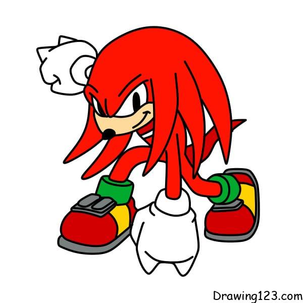 Knuckles The Echidna Drawings