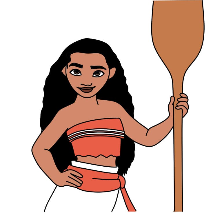 HowtoDrawMoanaStep9