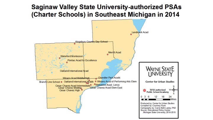 Michigan’s charter schools concentrated in Detroit | Drawing Detroit