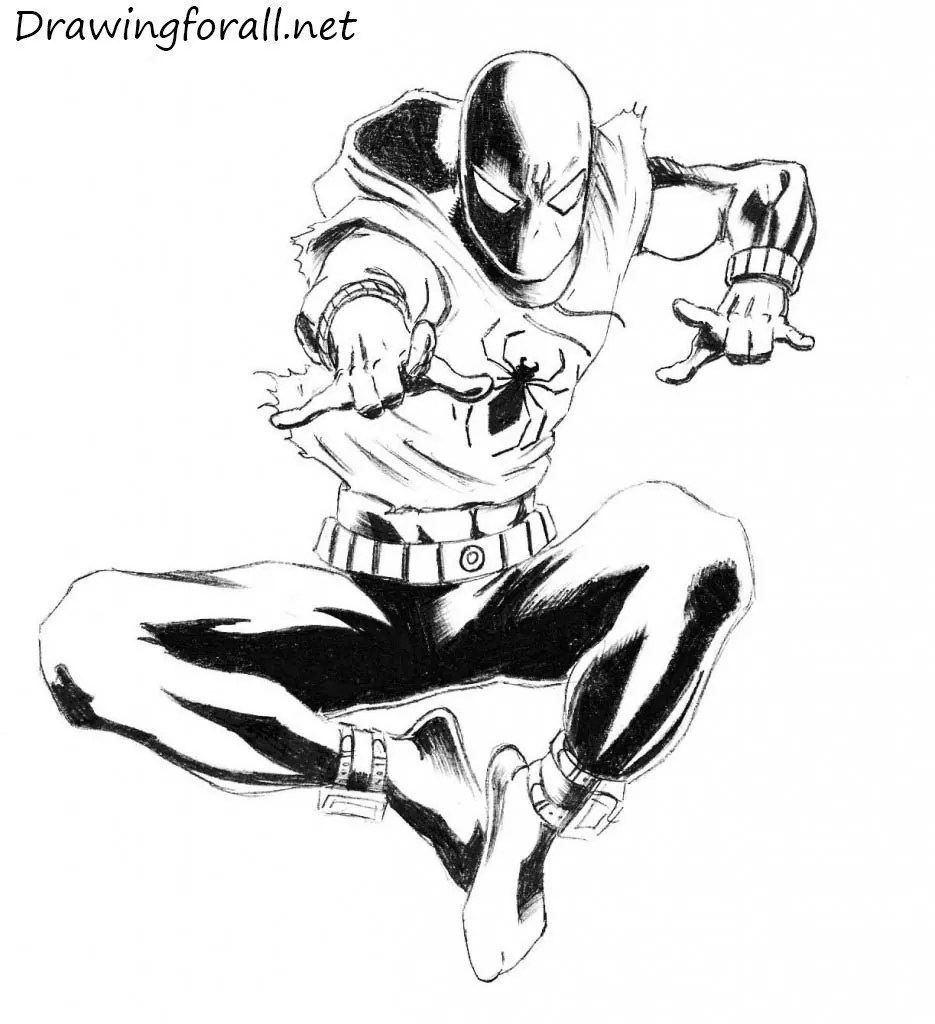 How to Draw Ben Reilly the Scarlet Spider