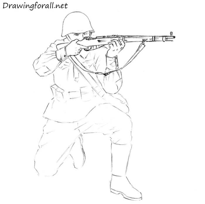 How to Draw a Soviet Soldier How to Draw a Soviet Soldier