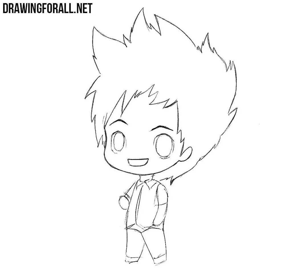 How to draw a Chibi boy