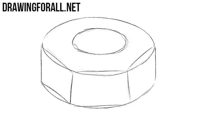 How to Draw a Nut How to Draw a Nut