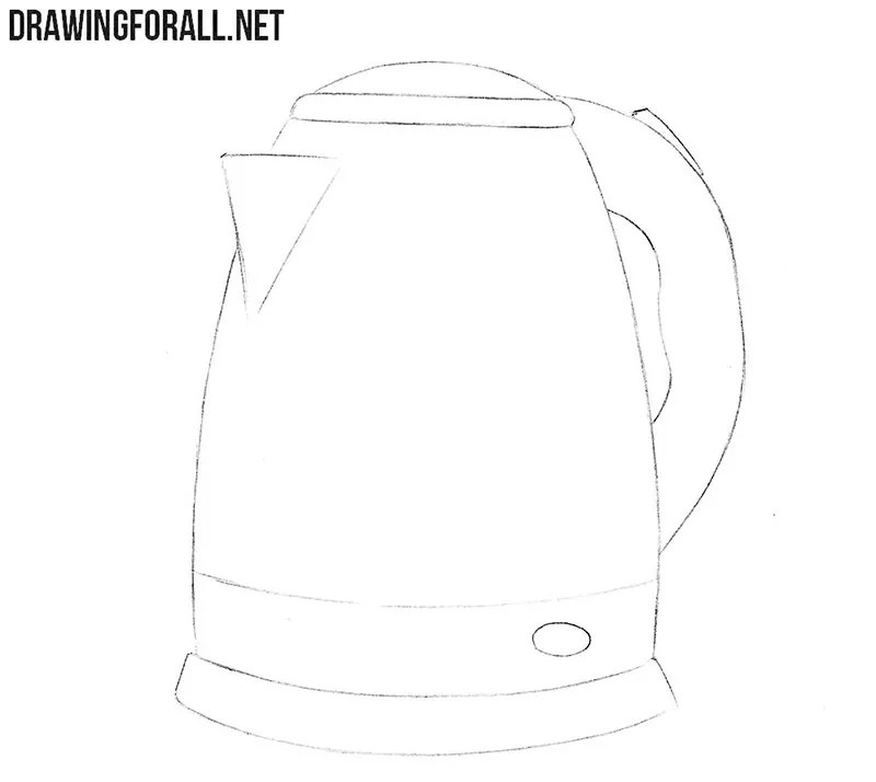 How to Draw an Electric Kettle