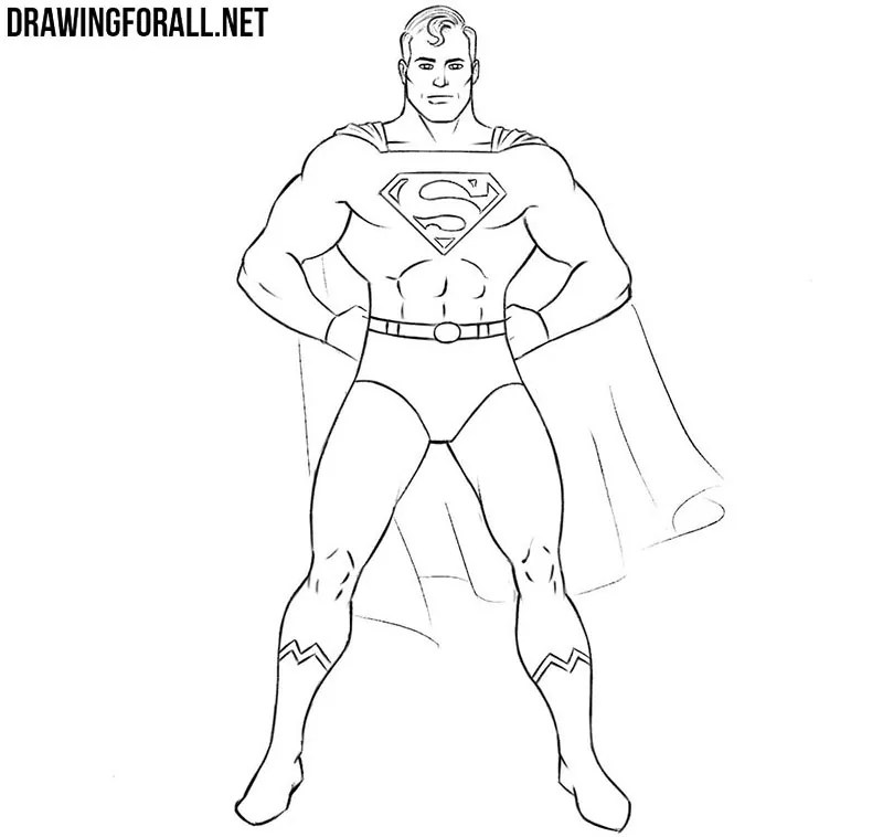 How to Draw Superman Step by Step