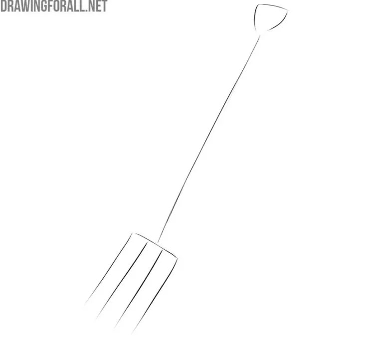 How to Draw a Pitchfork