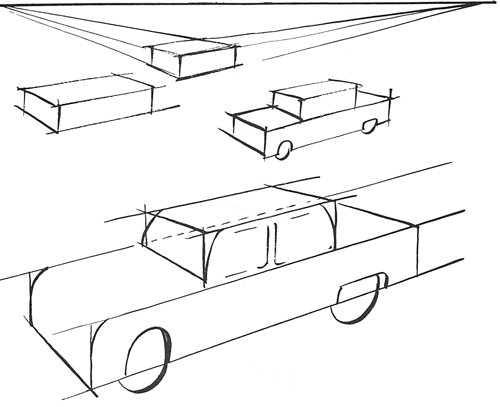 How To Draw Cars In Perspective