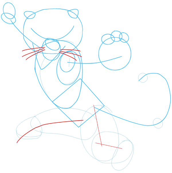 Kung fu panda, Step by step drawing, Drawings