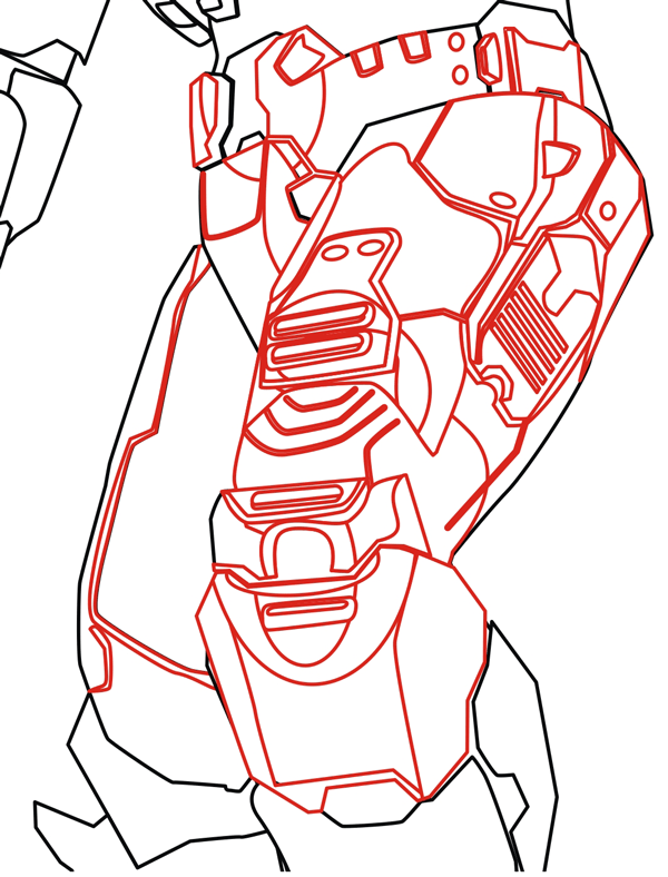 How to Draw Master Chief from Halo in step by step drawing Tutorial Page 2 of 2 How to Draw