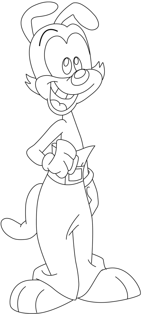 How to Draw Yakko Warner from Animaniacs with Easy Step by Step Drawing