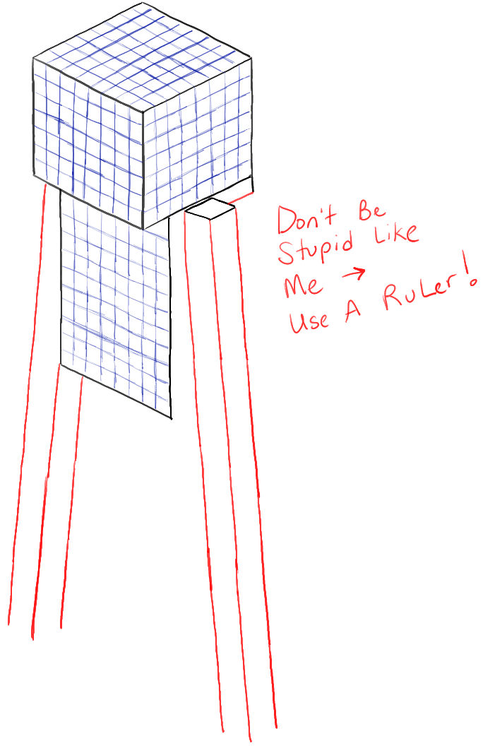 How to Draw Enderman from Minecraft Drawing Tutorial How to Draw Step by Step Drawing Tutorials