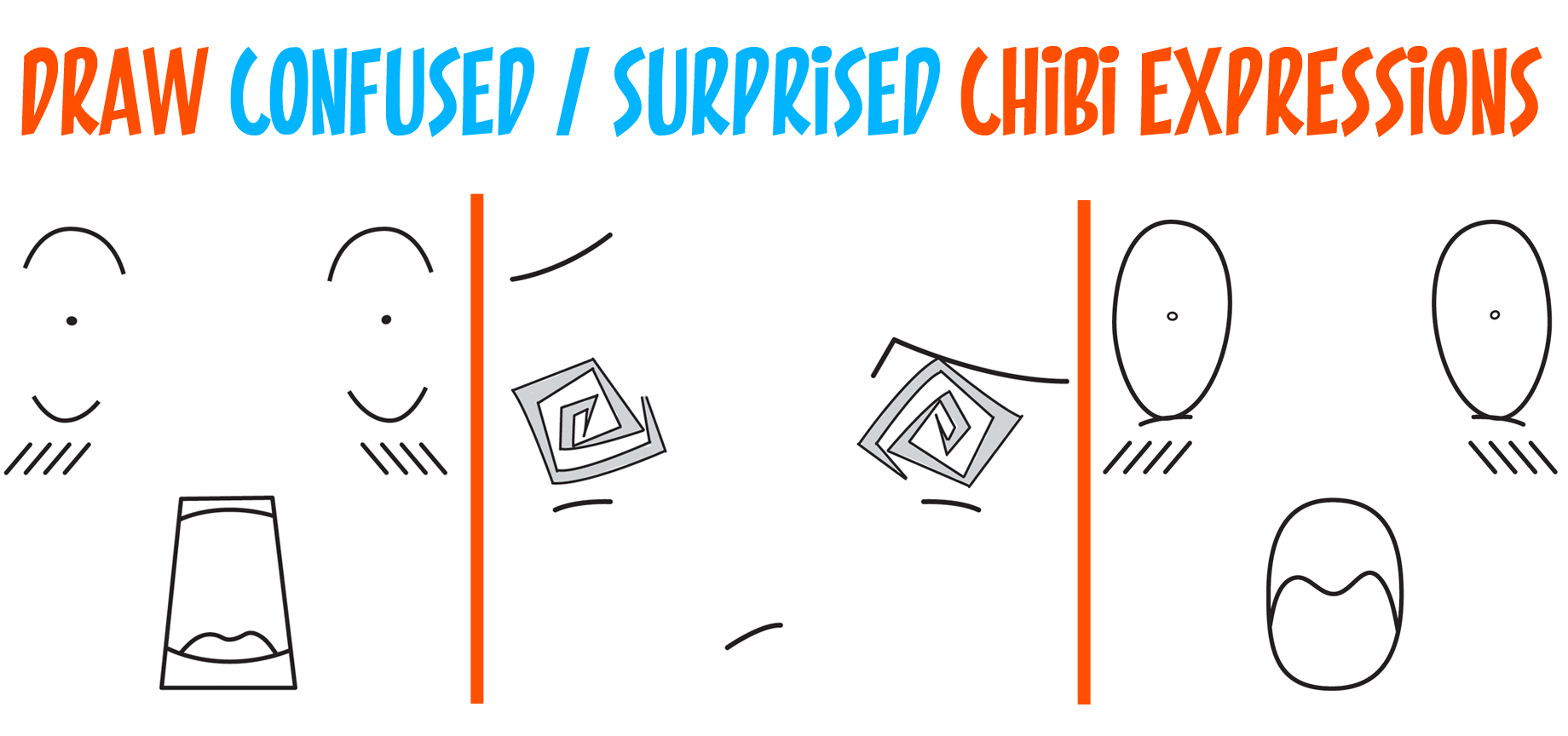 chibi expressions How to Draw Step by Step Drawing Tutorials(04)