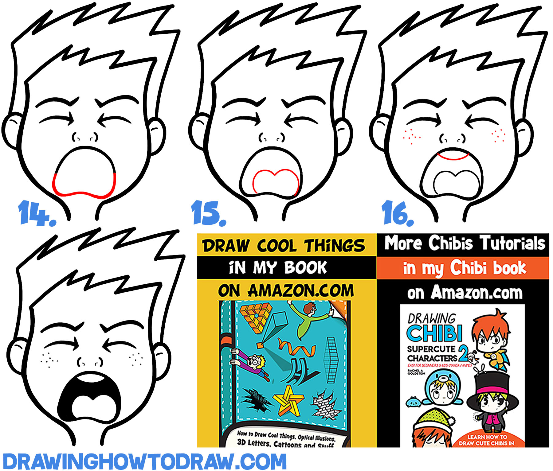 Top 32+ Images how to draw a sad face step by step Sharp