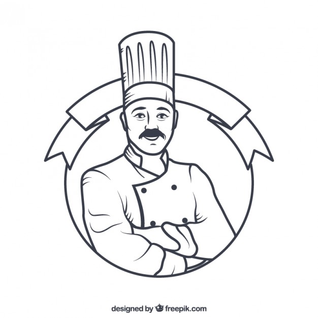 Chef Image Drawing Drawing Skill