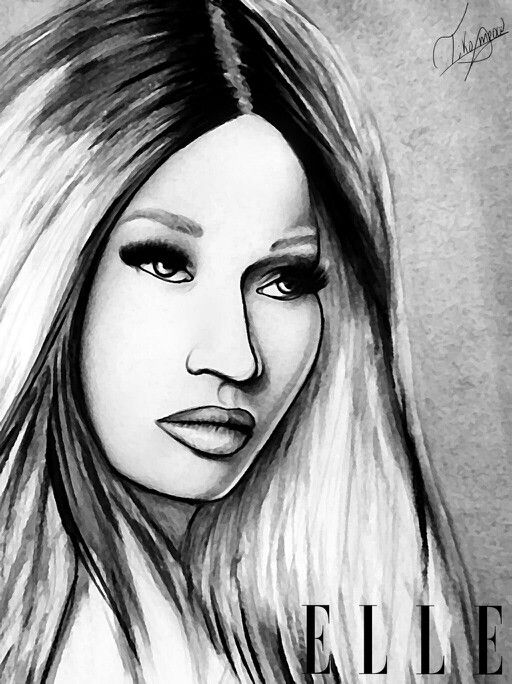 Nicki Minaj Drawing Pic Drawing Skill