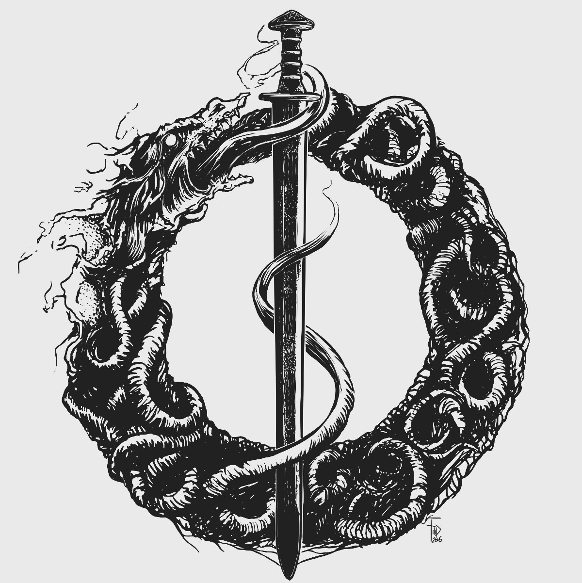 Ouroboros Realistic Drawing Drawing Skill