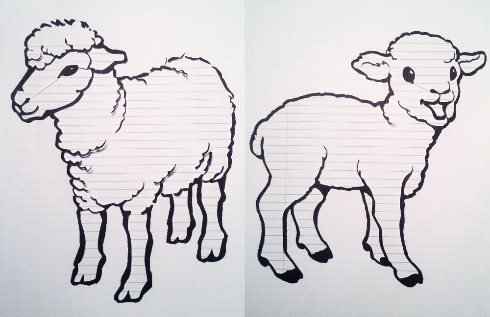 Sheep Drawing Skill