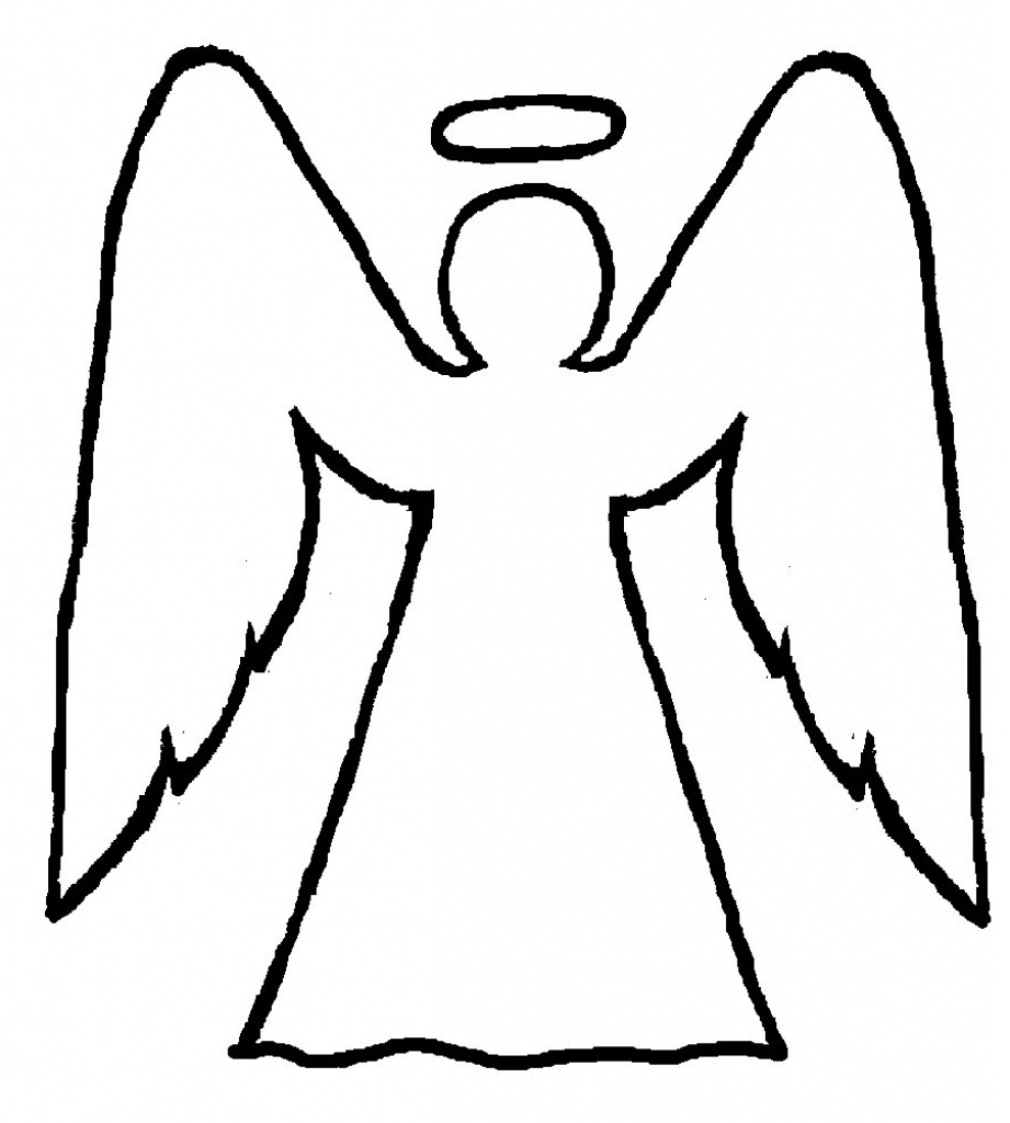Simple Angel Drawing Drawing Skill