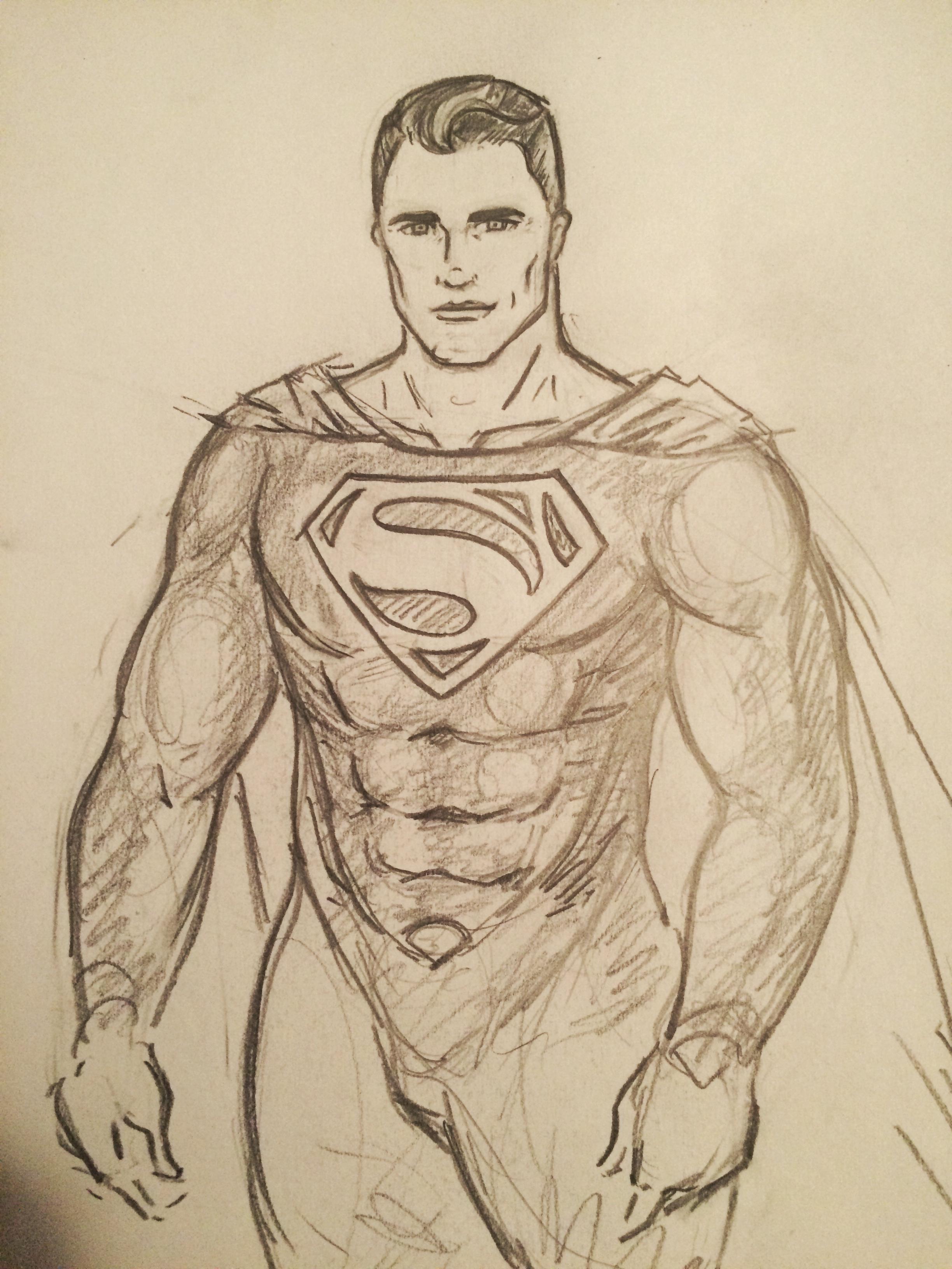 Superman Drawing Skill