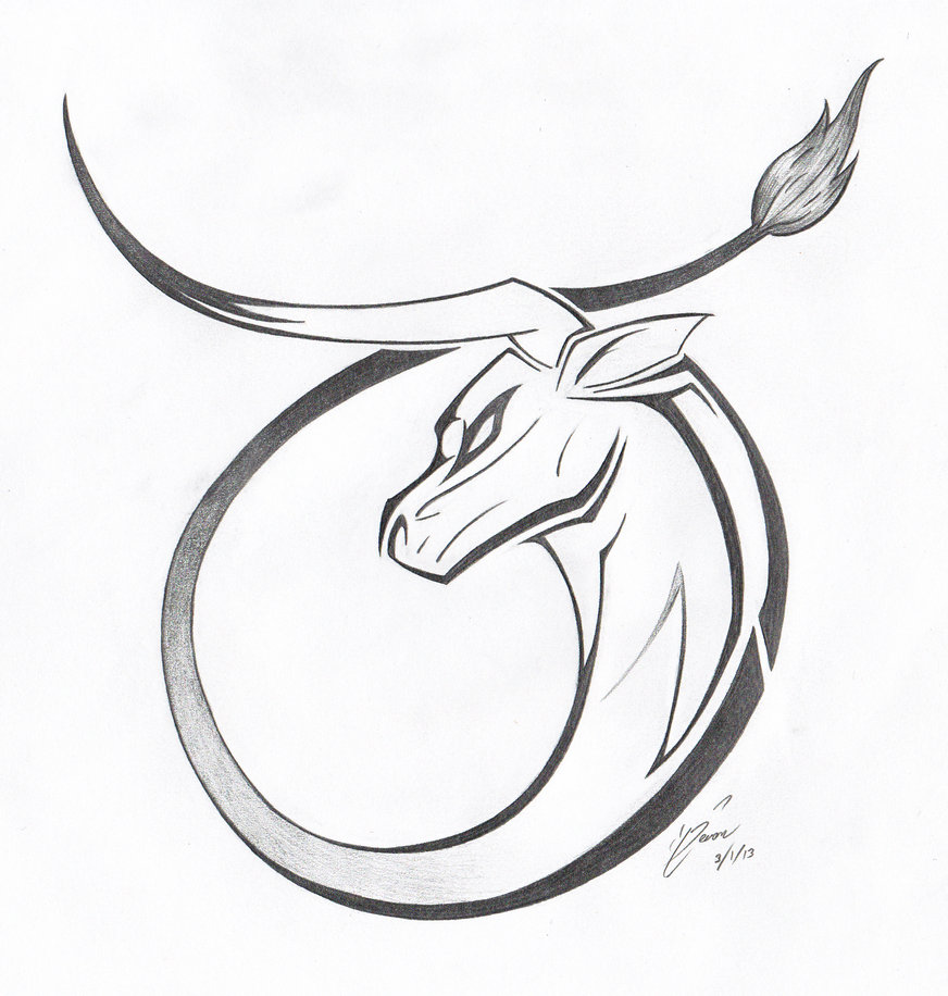 Fine Beautiful Tips About How To Draw A Taurus Kickpositive