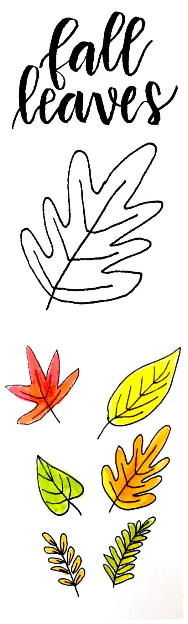 Fall Leaf Drawing Realistic - Drawing Skill