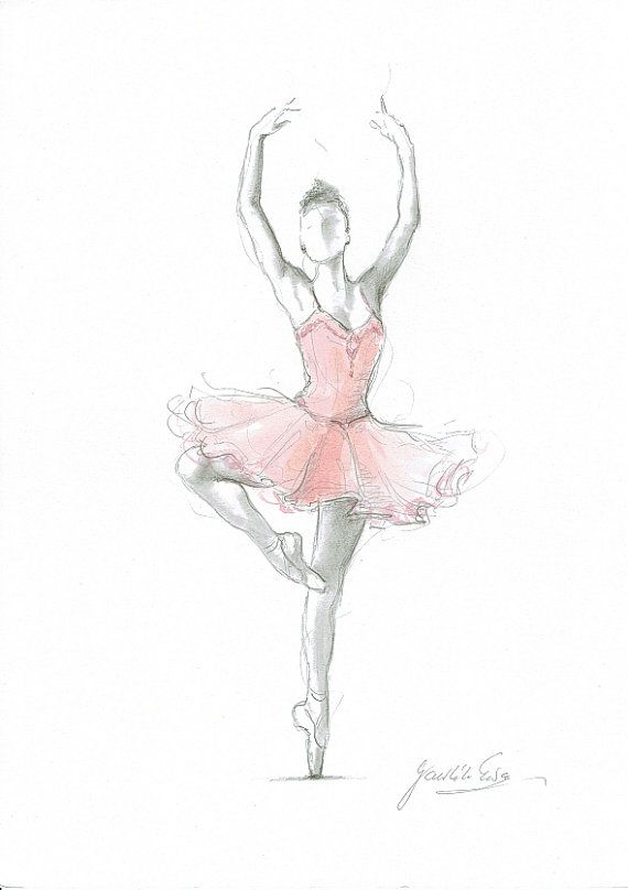 Ballerina Drawing Realistic Drawing Skill