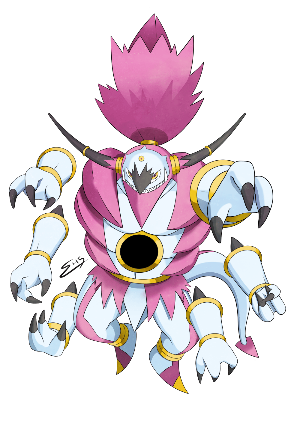Hoopa Unbound Drawing Amazing Drawing Skill
