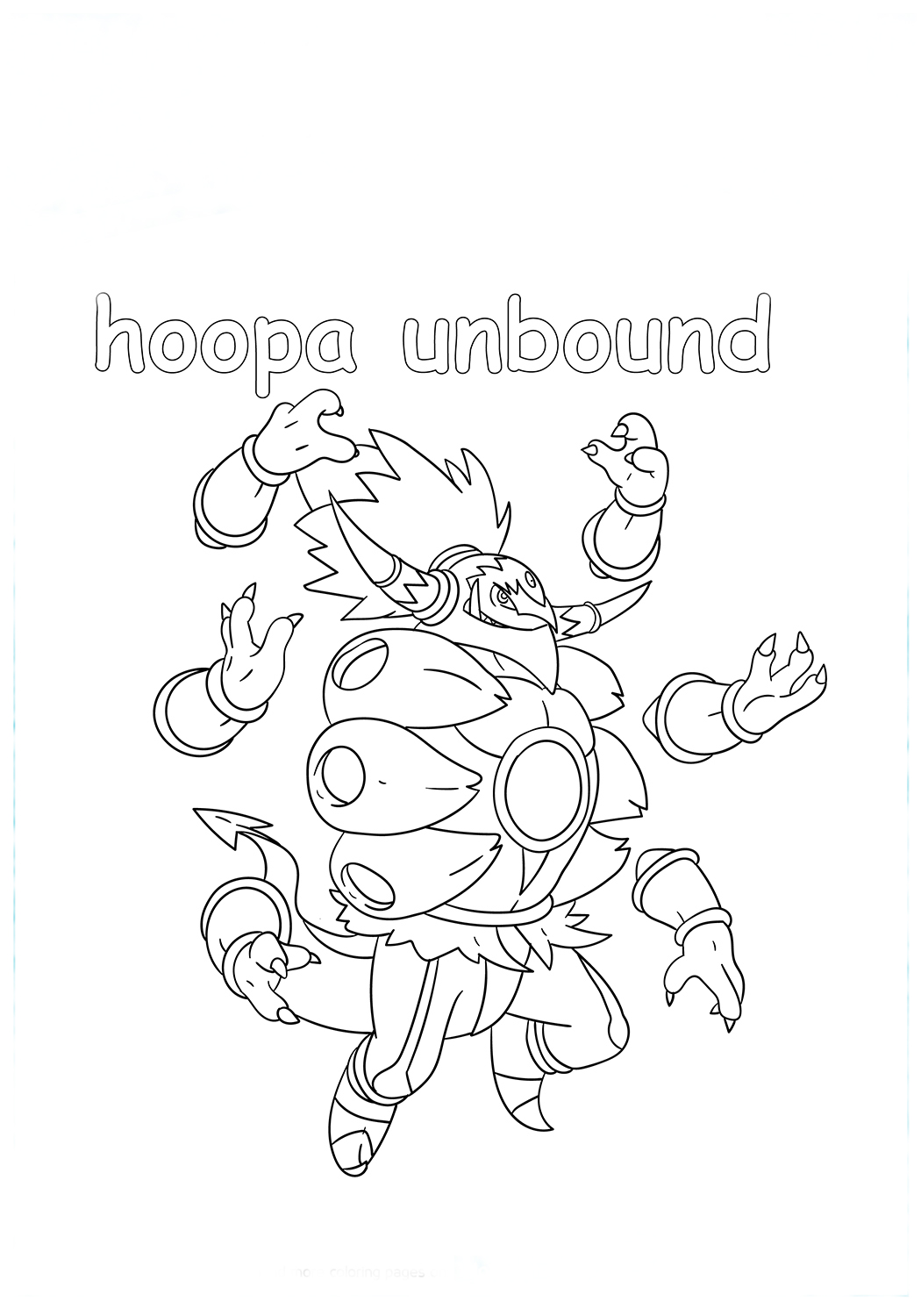 Hoopa Unbound Drawing Drawing Skill