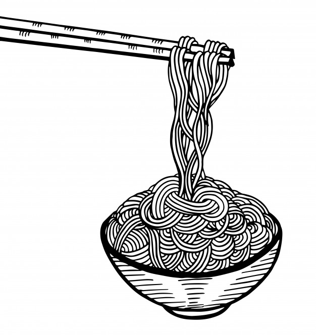 Noodle Drawing Image Drawing Skill