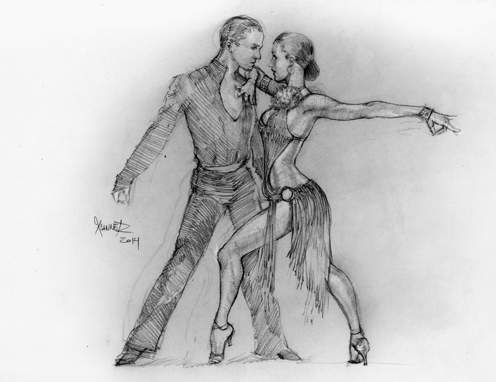 Salsa Drawing, Pencil, Sketch, Colorful, Realistic Art Images Drawing