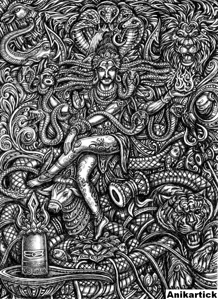 God Drawing, Pencil, Sketch, Colorful, Realistic Art Images Drawing Skill