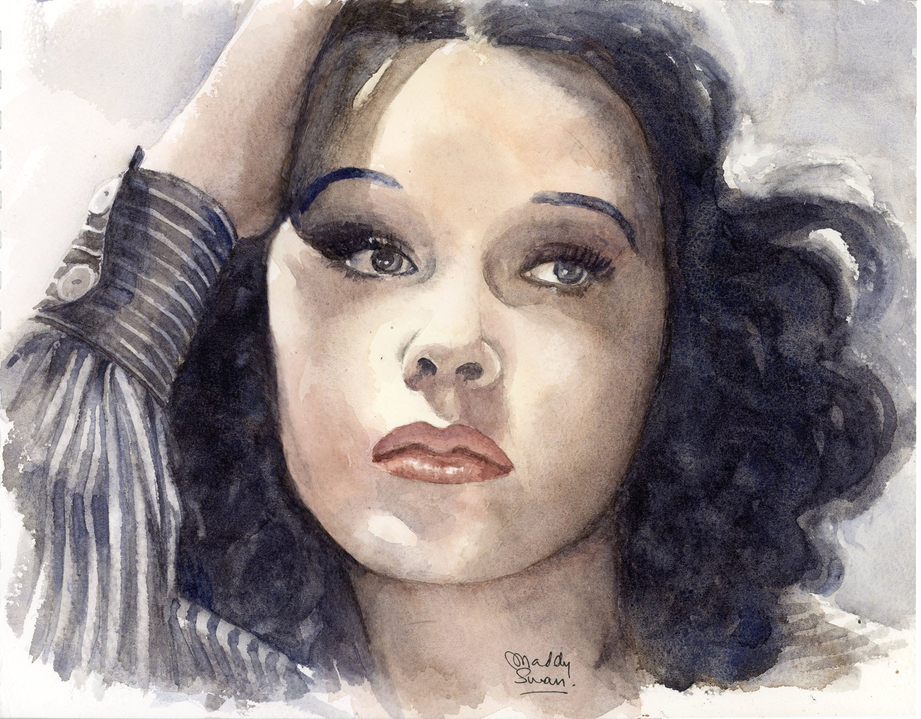 Hedy Lamarr Drawing Skill