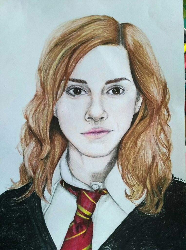 Hermione Granger Drawing, Pencil, Sketch, Colorful, Realistic Art
