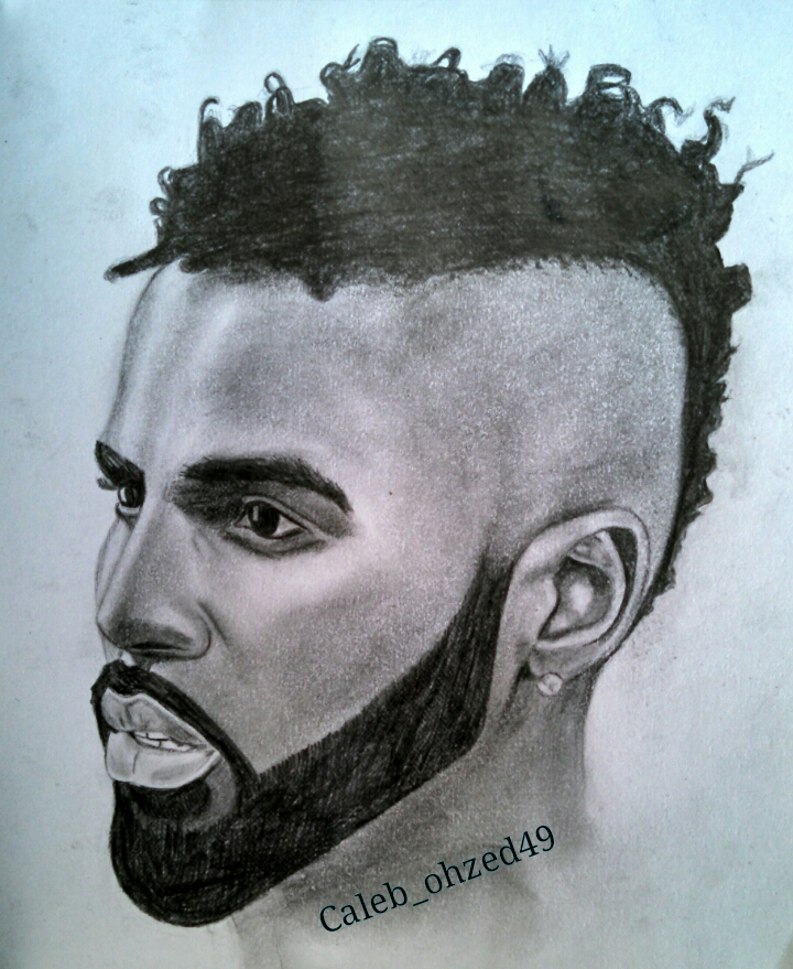 Jason Derulo Drawing, Pencil, Sketch, Colorful, Realistic Art Images