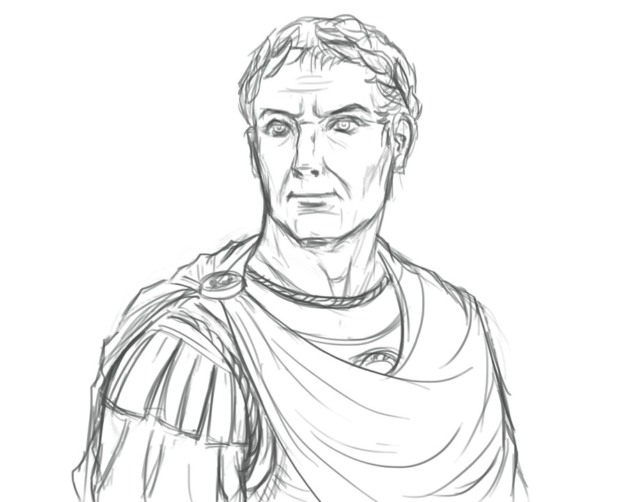Julius Caesar Drawing Image Drawing Skill