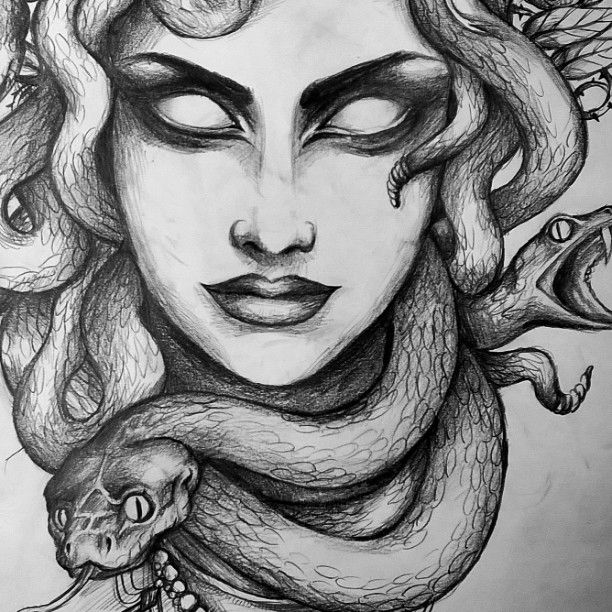 Medusa Drawing Realistic Drawing Skill