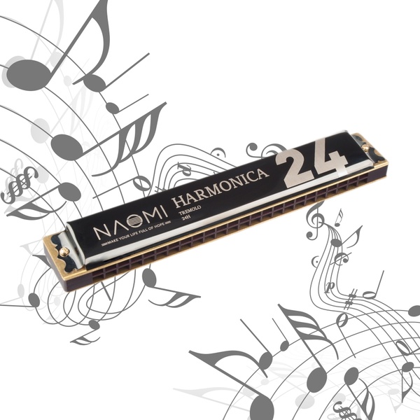 Harmonica Drawing, Pencil, Sketch, Colorful, Realistic Art Images