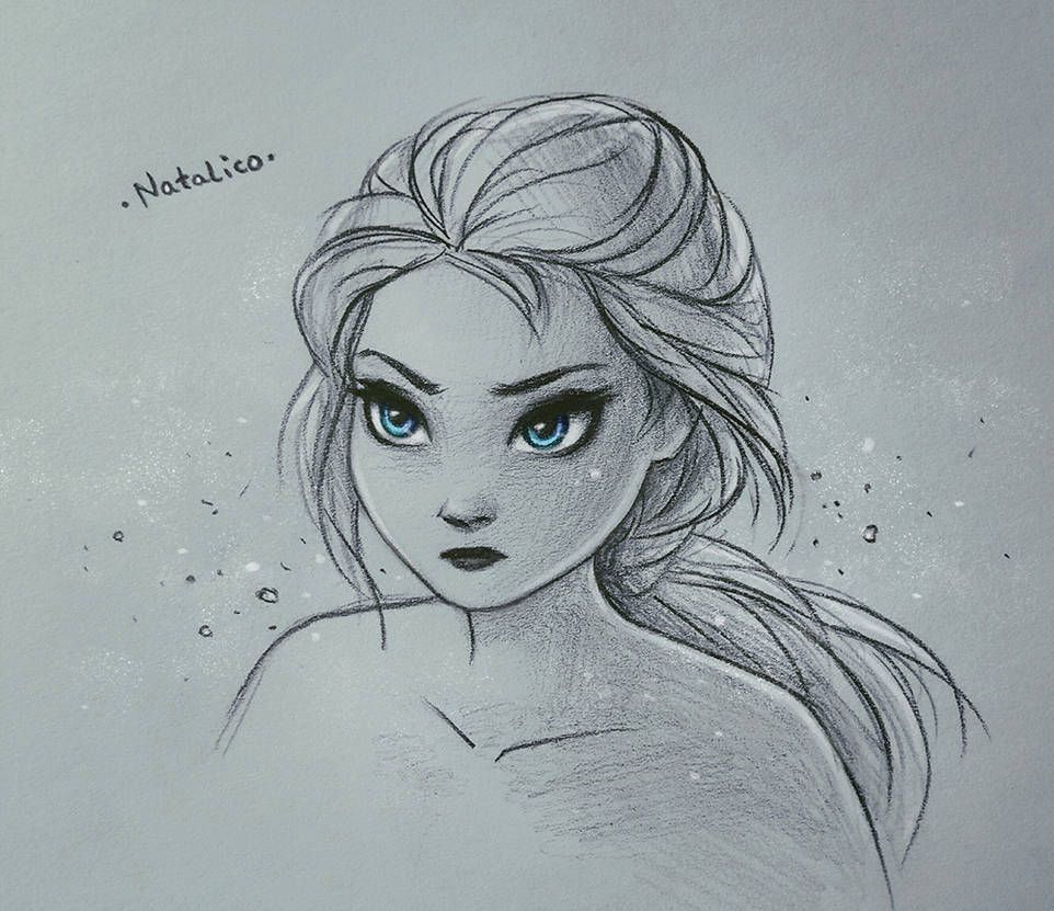 Frozen 2 Elsa Drawing Photo Drawing Skill