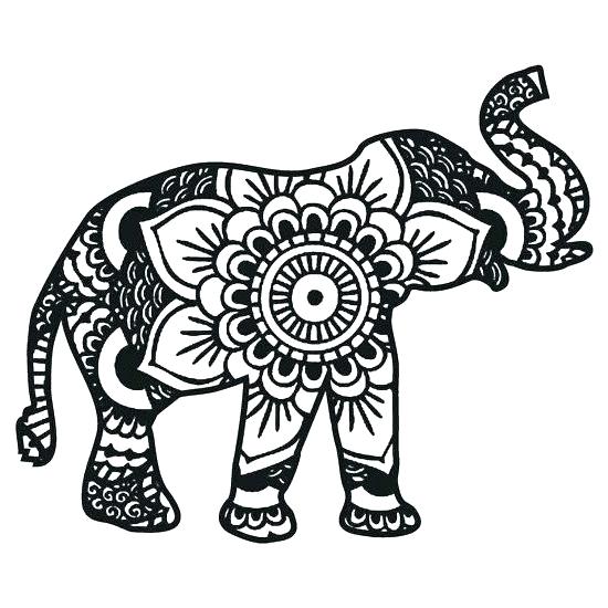Mandala Elephant Drawing Drawing Skill