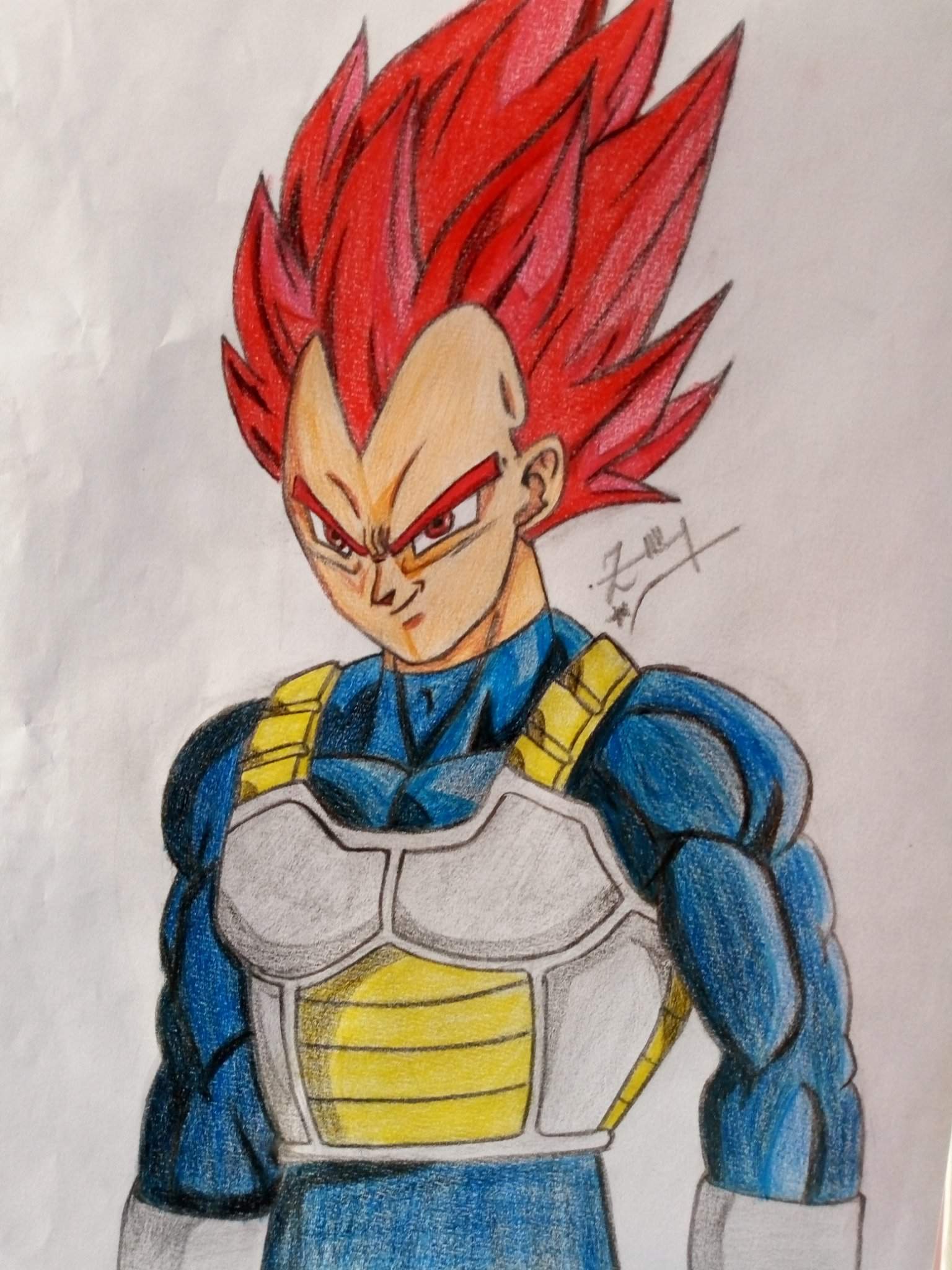 Goku Vegeta Drawing