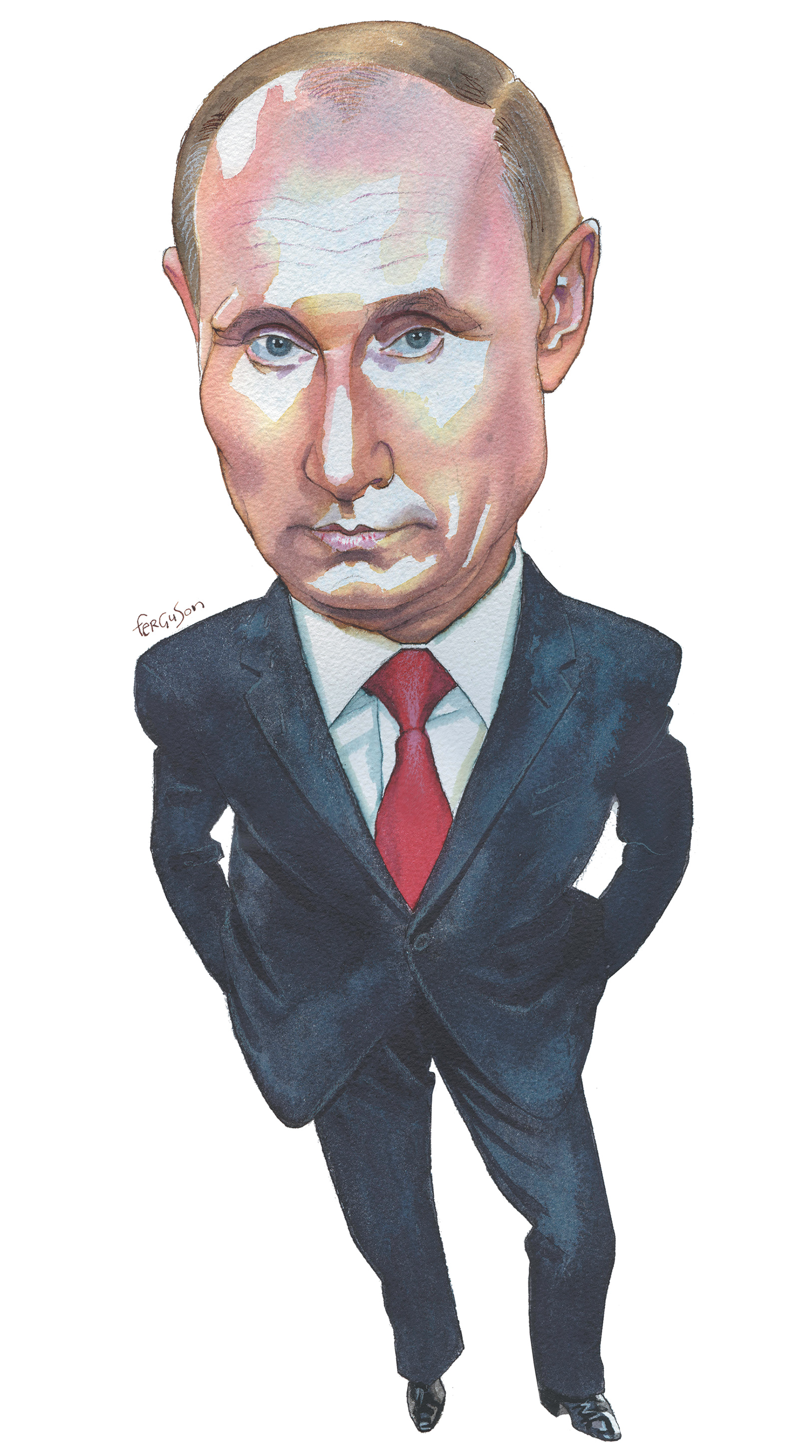 Vladimir Putin Drawing Skill