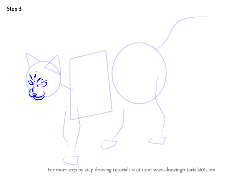 Learn How to Draw a Black Cat (Cats) Step by Step Drawing Tutorials