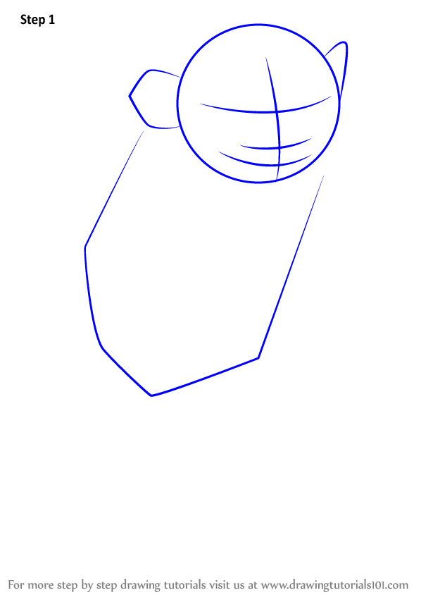 Learn How to Draw a Philippine Tarsier (Primates) Step by Step Drawing Tutorials